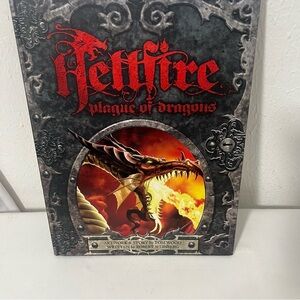 Hellfire - Plague of Dragons Art Story Book Fantasy Dungeons H/C 2010 EUC